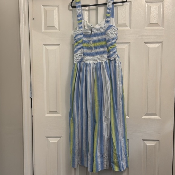 NWT! By Anthropologie Square-Neck Drop-Waist Maxi Dress 💜🦊🗝️🍊 - Picture 5 of 6
